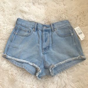Brandy Melville High Wasted Denim Shorts